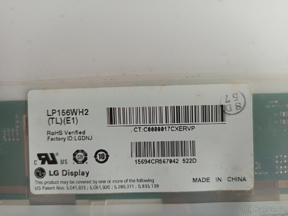 Panely displeje 15.6" 1366x768px - 8