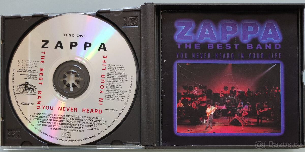 CD Frank Zappa: Různá alba - 8