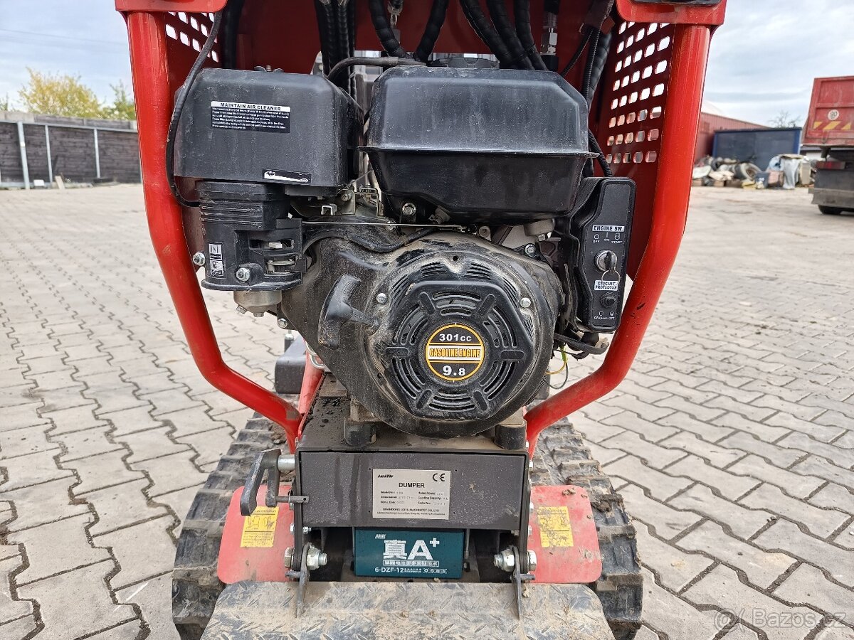 Pásový minidumper nůžkové zvedání korby - 8