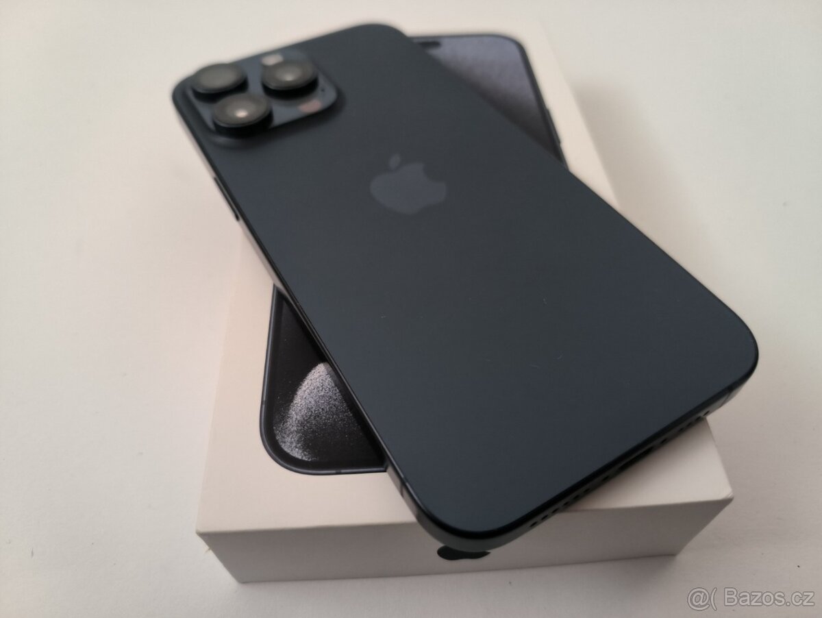 apple iphone 15 PRO MAX 256gb Blue Titanium 100% Batéria - 8