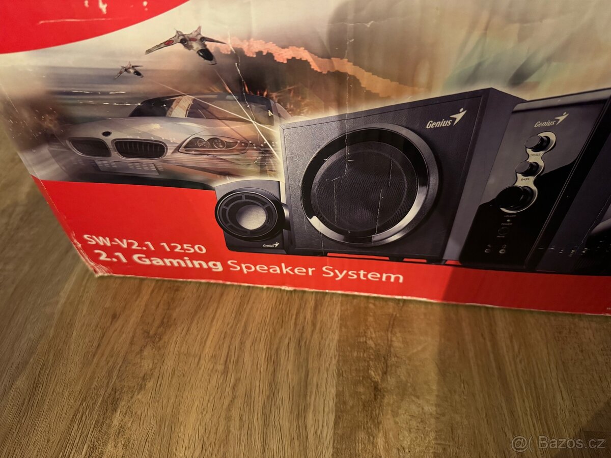 Repro 2+1 GENIUS SW-V2.1 1250, pěkný zvuk - 8