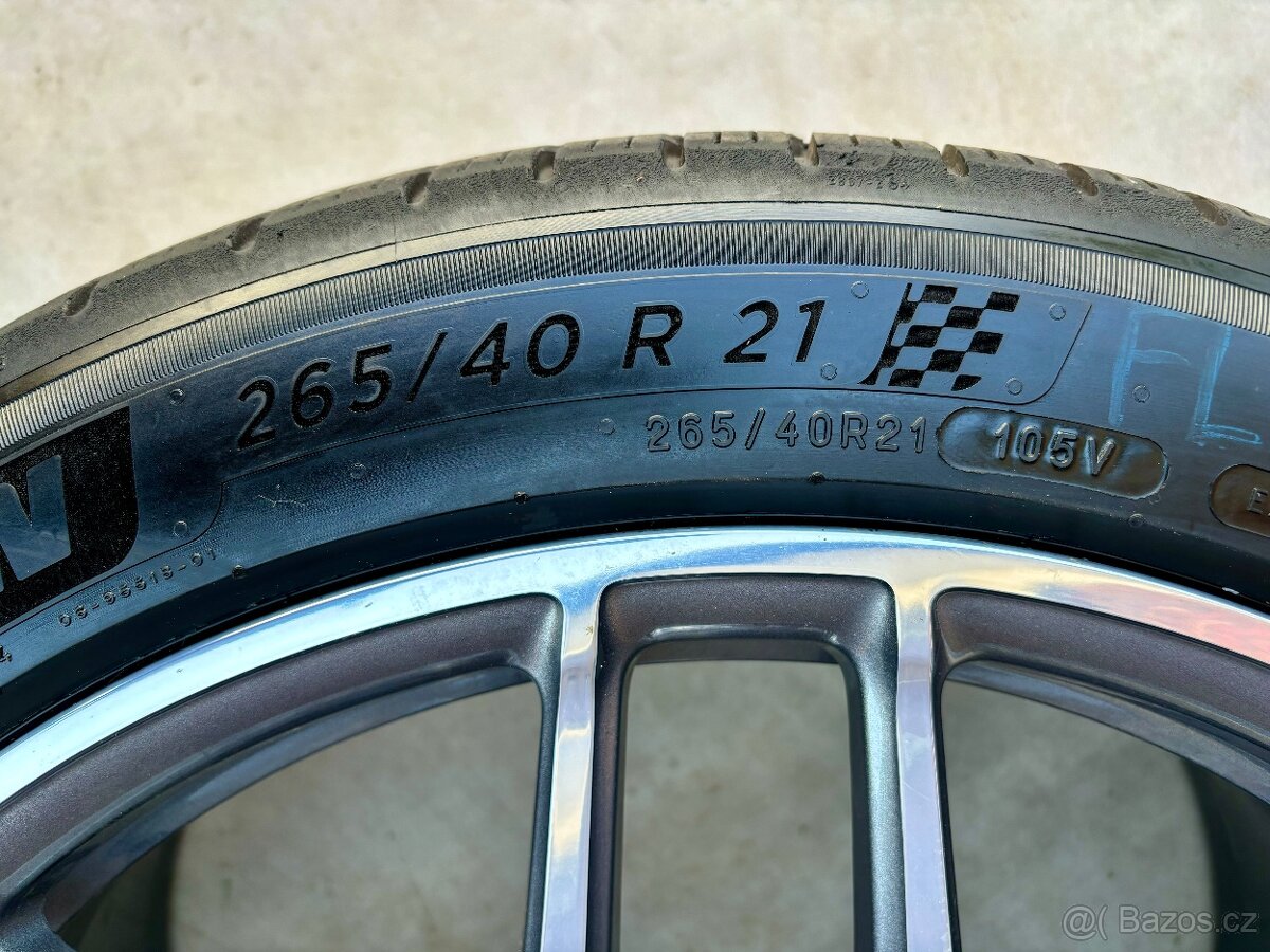 Alu Kola r21 Mercedes GLC63s AMG celoroční pneumatiky - 8