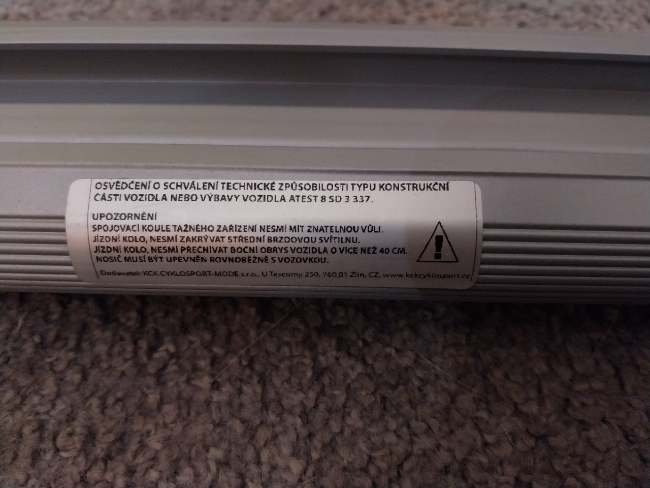 Střešní nosič na tandemové kolo ROMA - 8