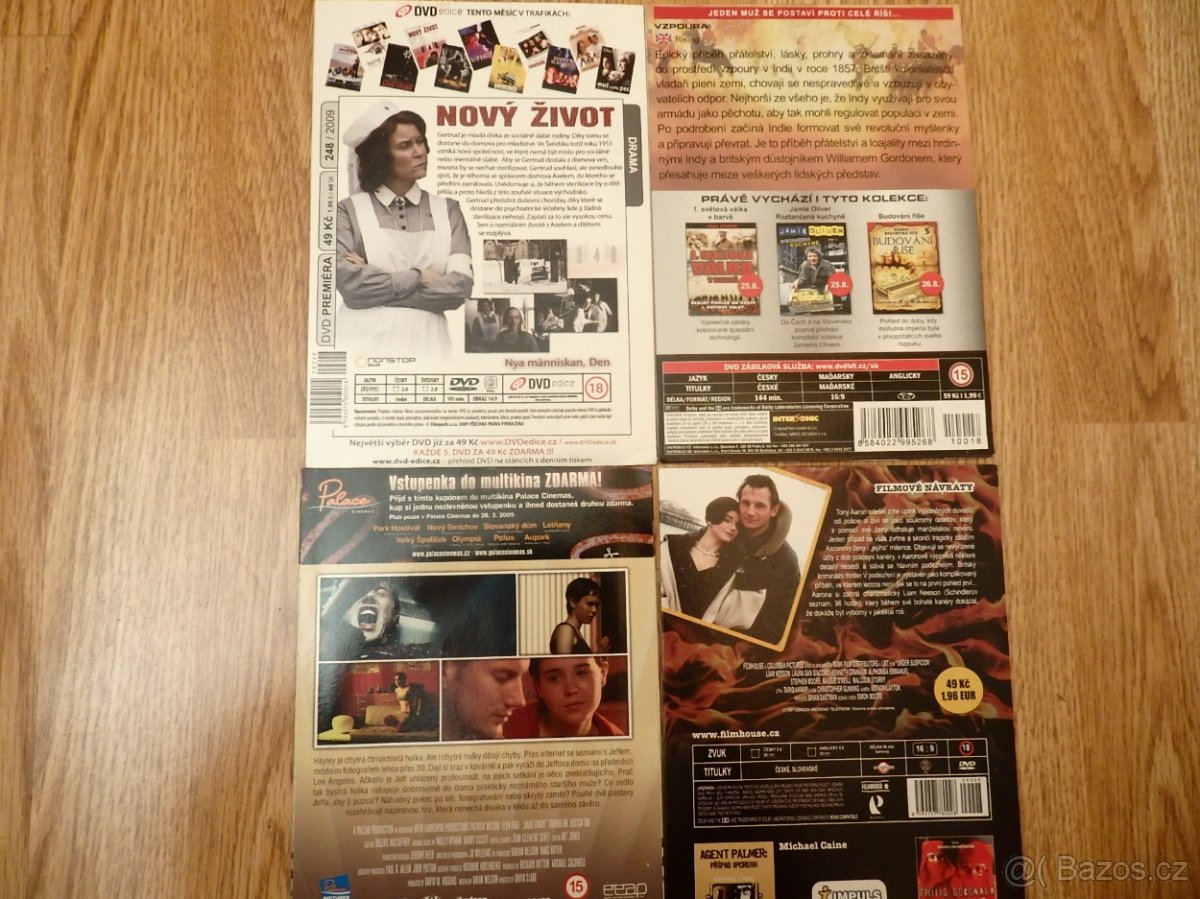 1.kolekce nových dvd v pošetkách č. 1-5.-sleva 20% z cen - 8