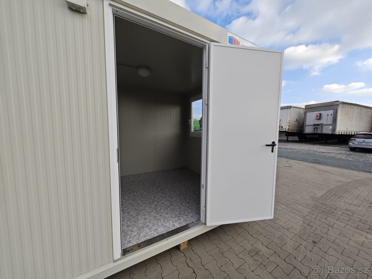 KANCELÁŘ, ZAHRADNÍ DOMEK 6.1x2.4m - 2 místnosti - 8