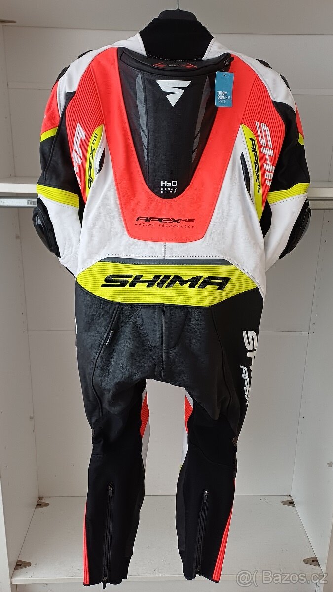 Kožená 1 - dílná kombinéza Shima Apex RS - 8