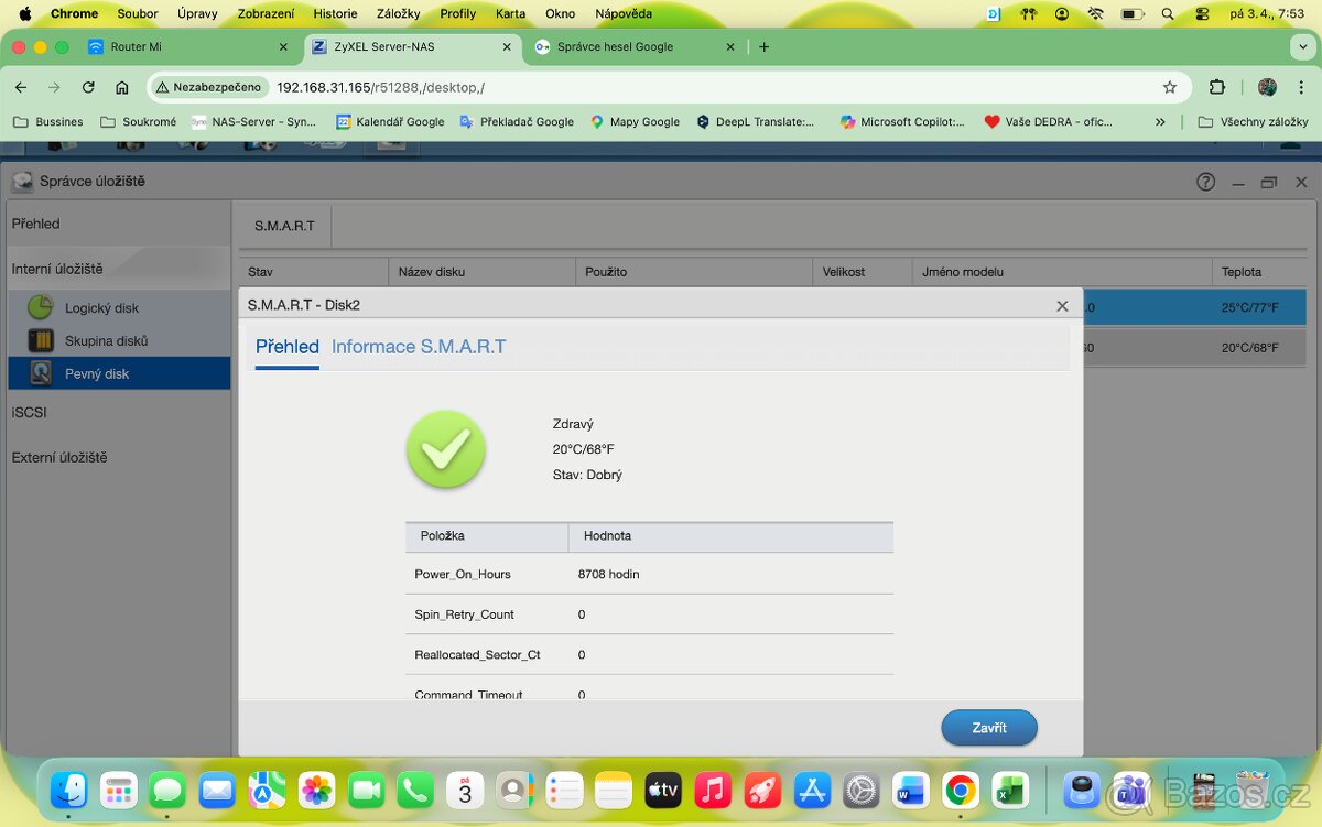 NAS SERVER - ZYXEL 426 - 8