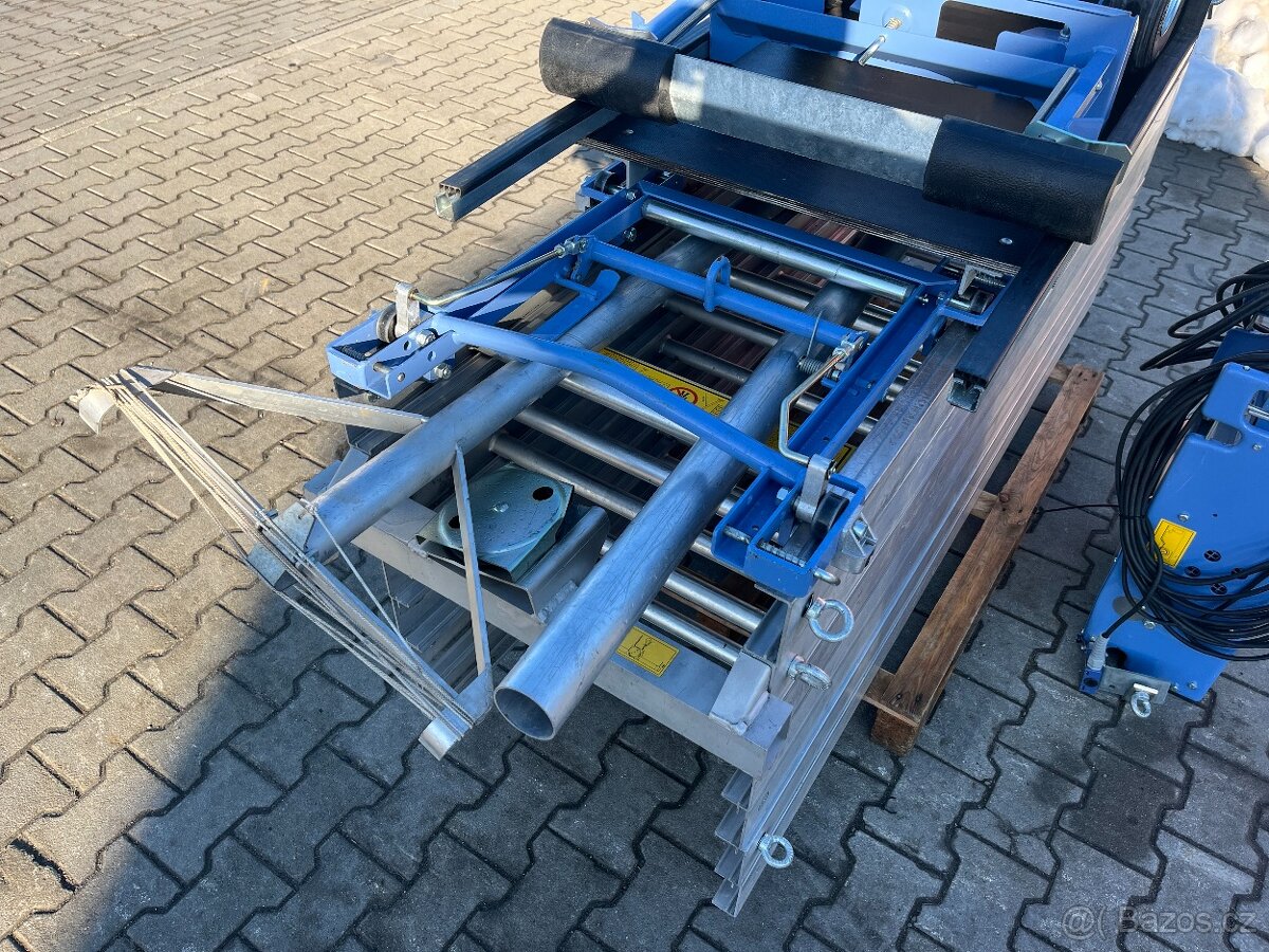 Šikmý výtah žebříkový, střešní výtah Geda Lift 250, 16m - 8