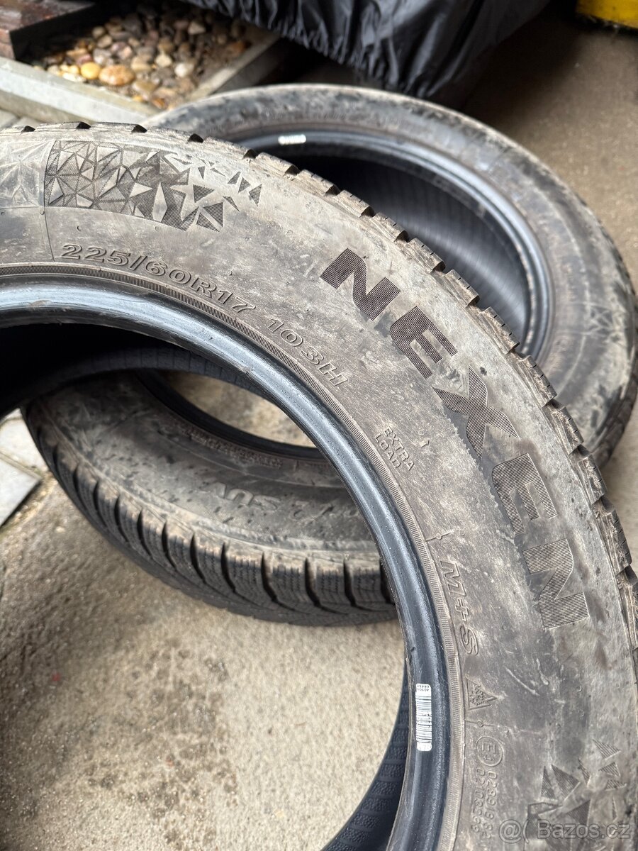 2x ZIMNÍ PNEU NEXEN 225/60 R17 - 8