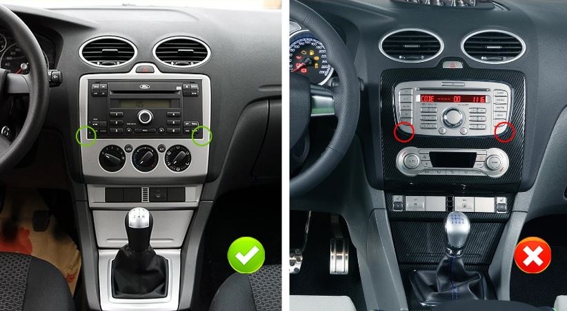 Ford rádio hranaté Android Carplay - 8