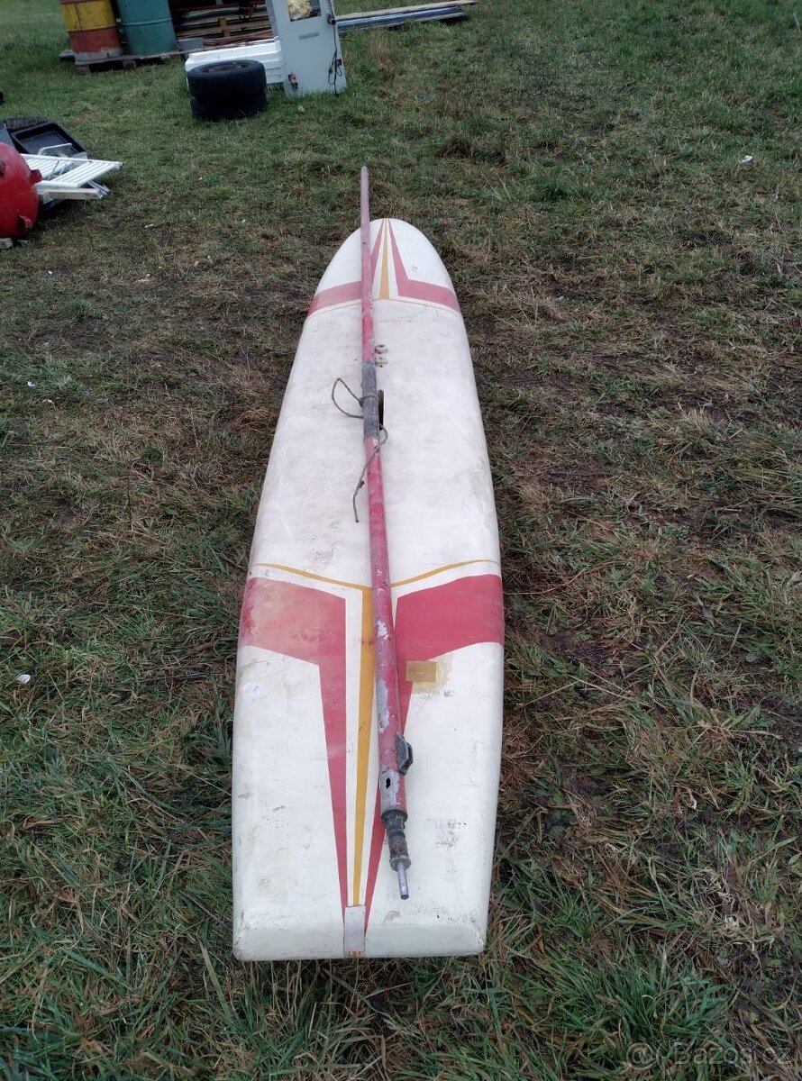 vlek za traktor, dětská plachetnice, plovák - 8