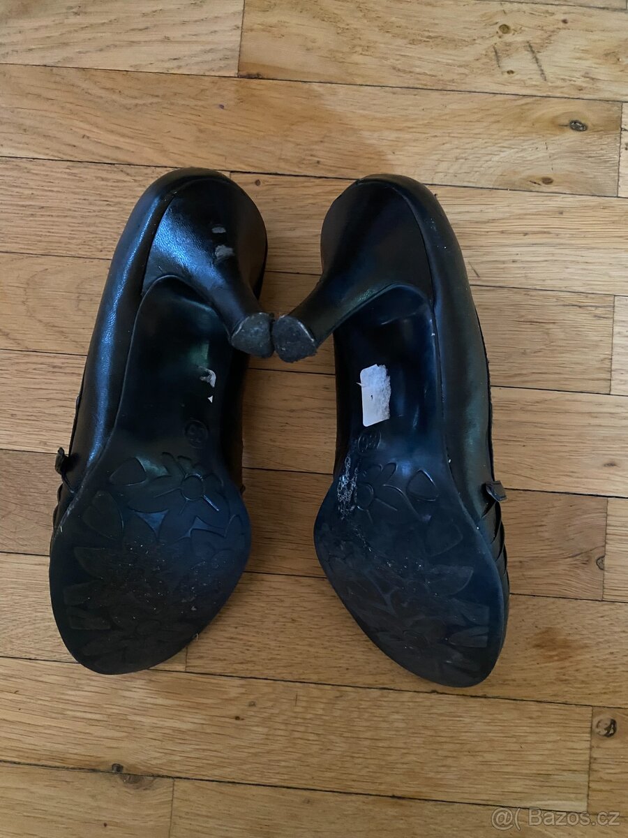 Černé lodičky vel 36 - 8
