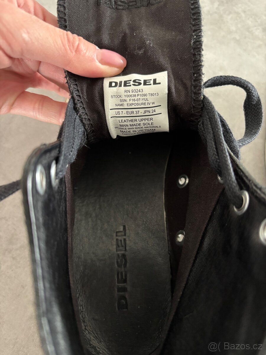 Diesel kotníčkové tenisky - 8