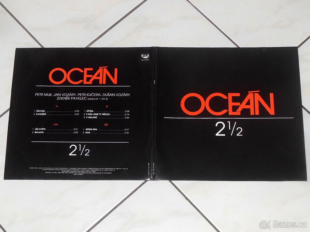 Prodám raritní desky Oceán -2 1/2 (1992) původní vydání 1992 - 8