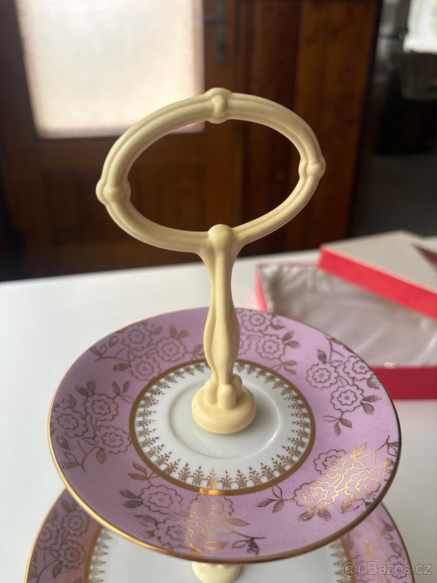 Porcelánový etažér Stará Role - 8