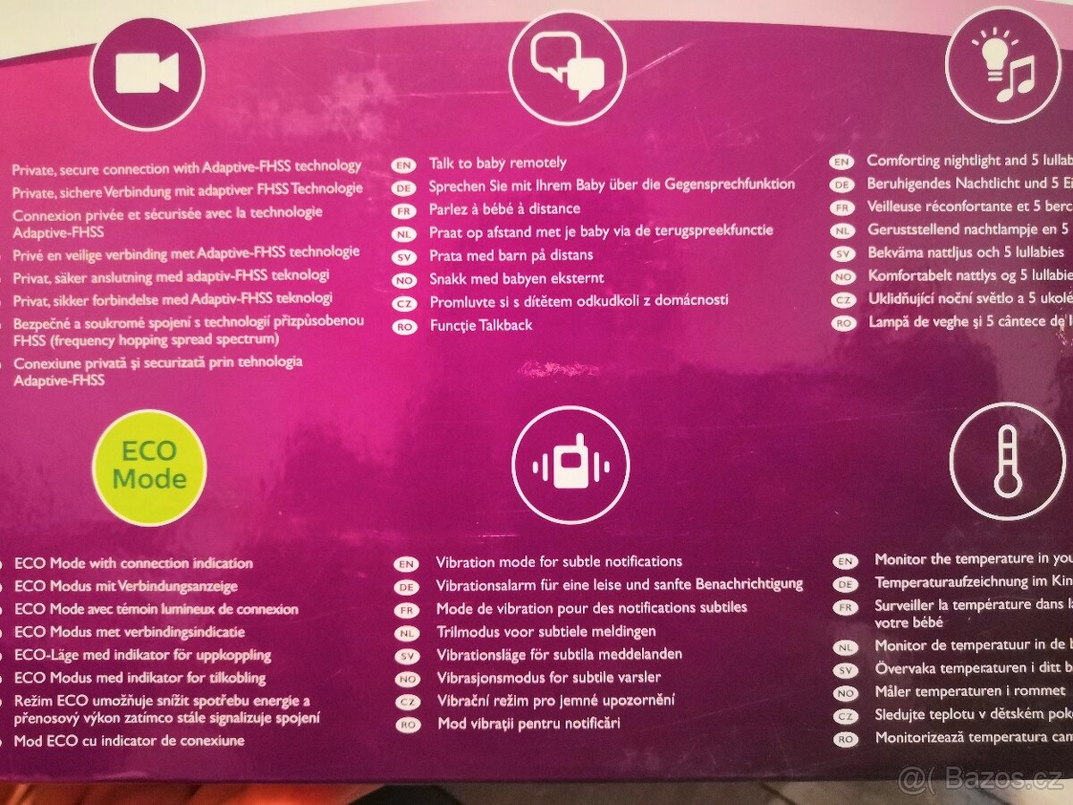 Philips avent chůvička s kamerou - 8