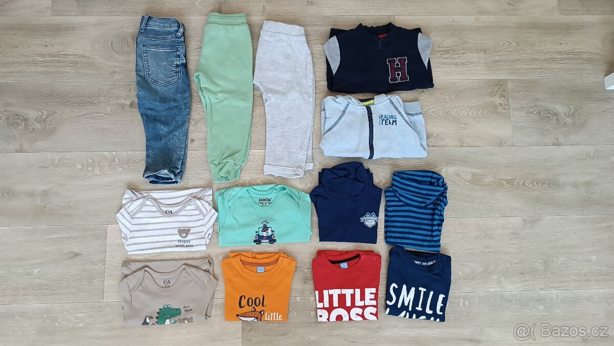 Mix oblečení kluk vel. 92 - podzim, zima - 8