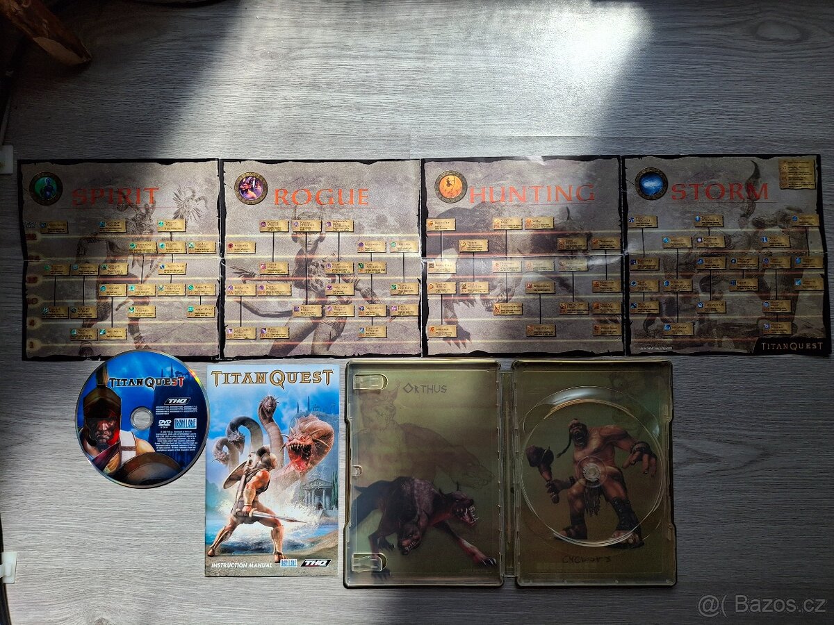 Titan Quest Steelbook zlatý PC hra pro sběratele - 8