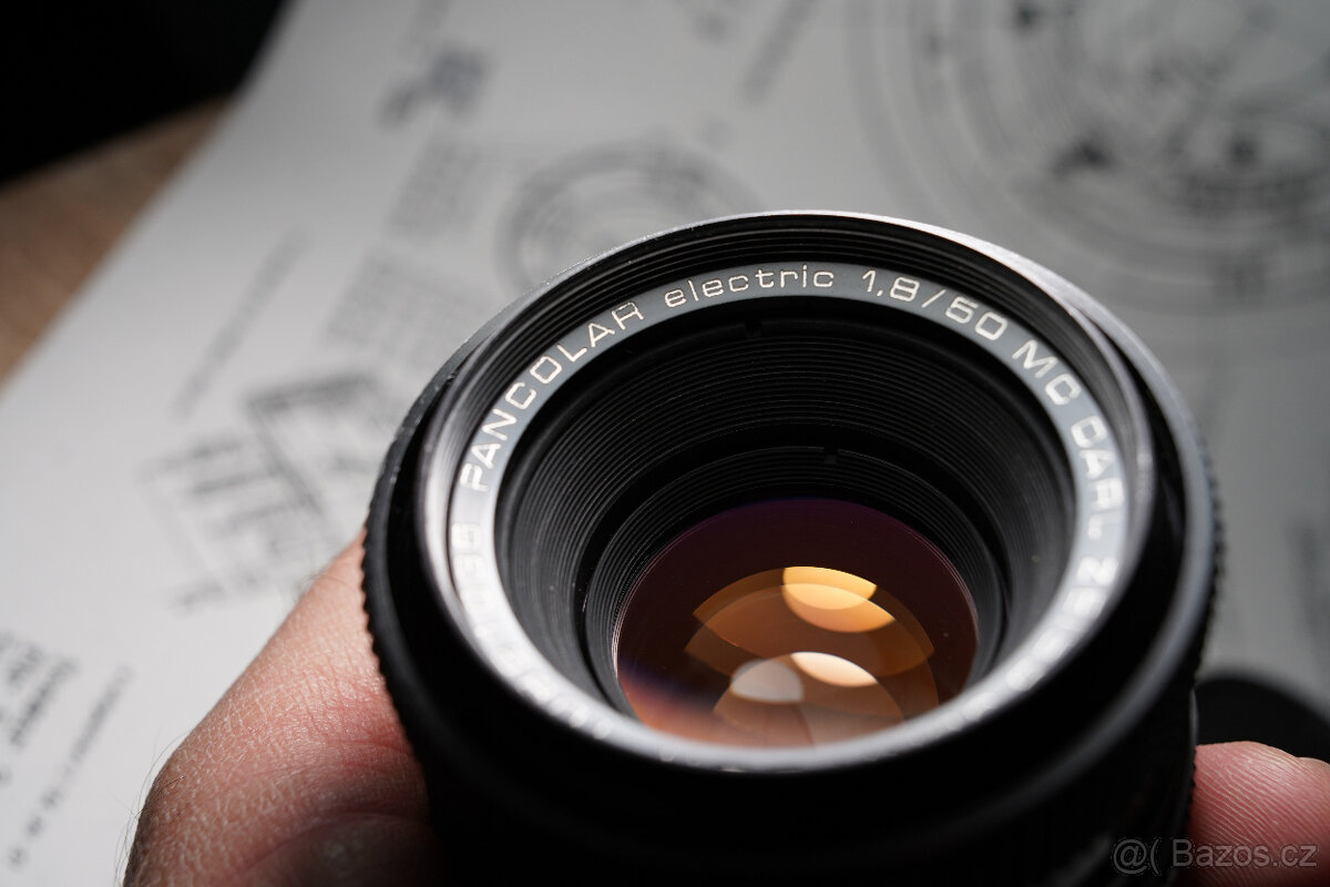 Objektiv Carl Zeiss Jena Pancolar Electric 50 mm f/1.8, m42 - 8