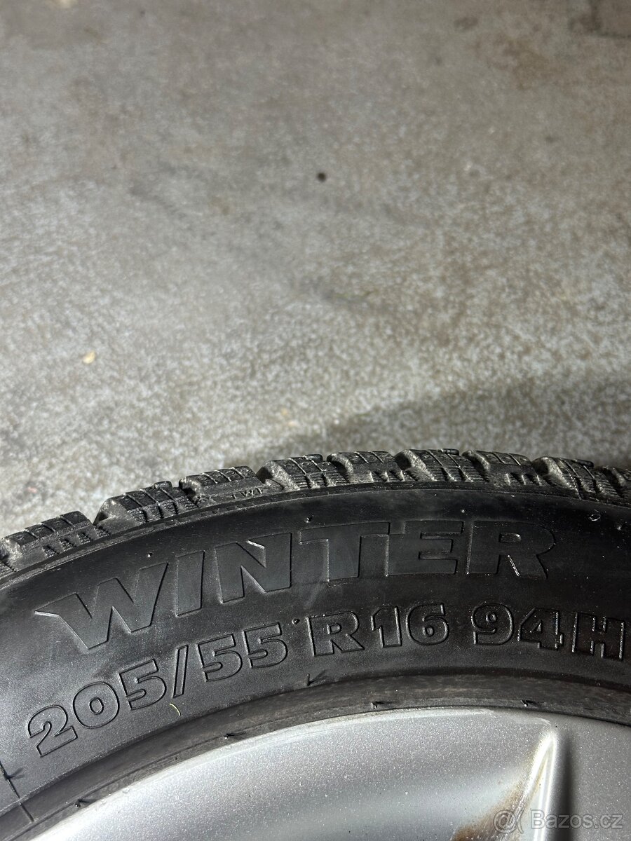 ALU Kola ŠKODA 5x112 R16 ILIAS Zimní Pneu 205/55/16 - 8