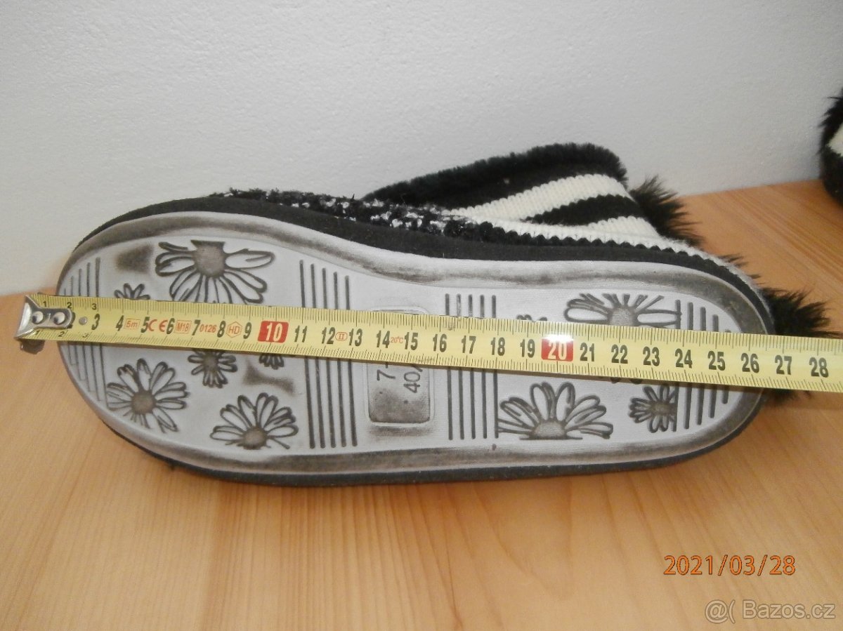 Lodičky a bačkory 40/41 25 - 26 cm - 8