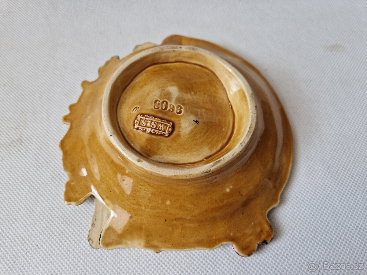 Starožitný myslivecký keramický popelník Wilhelm Schiller - 8