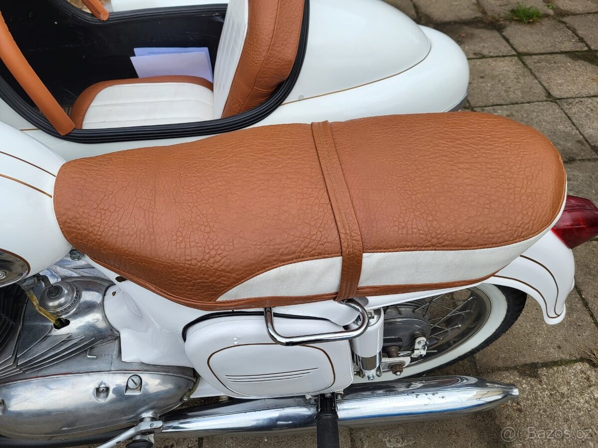 Jawa 350/360 se sidecar Velorex 560 profi renovace - 8