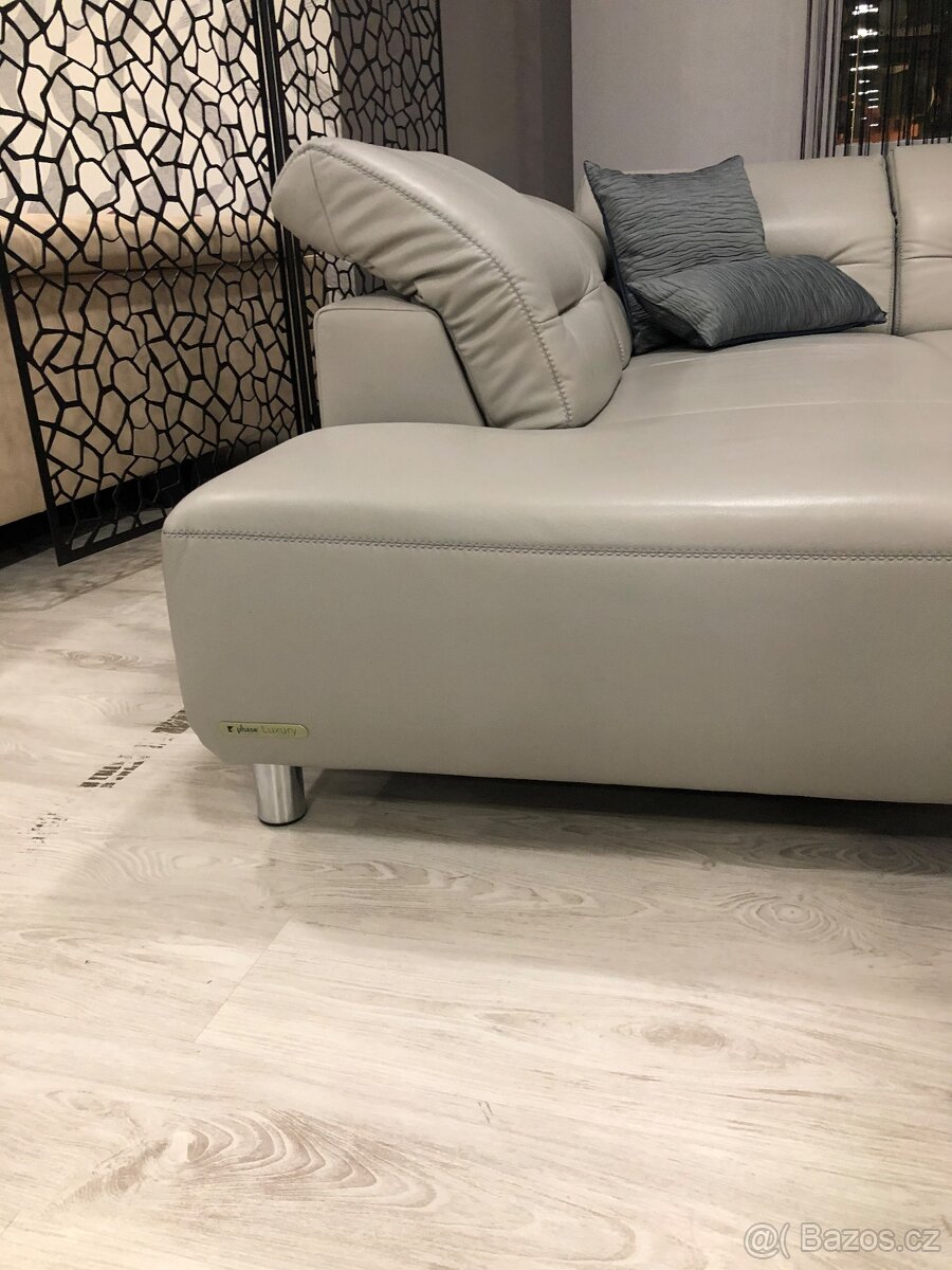 Luxusní kožená sedací souprava Phase LUXURY - 8