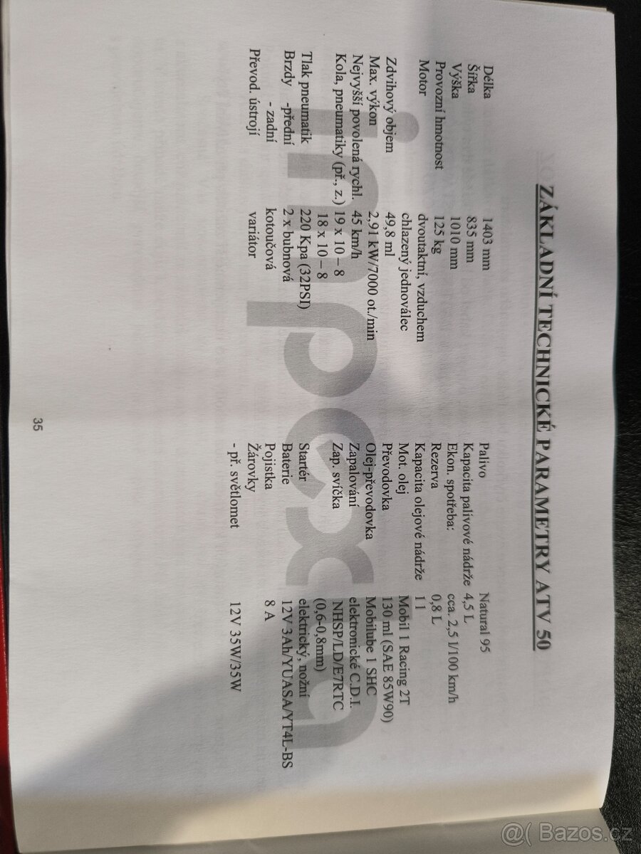 Čtyřkolka Keeway ATV 50 - 8