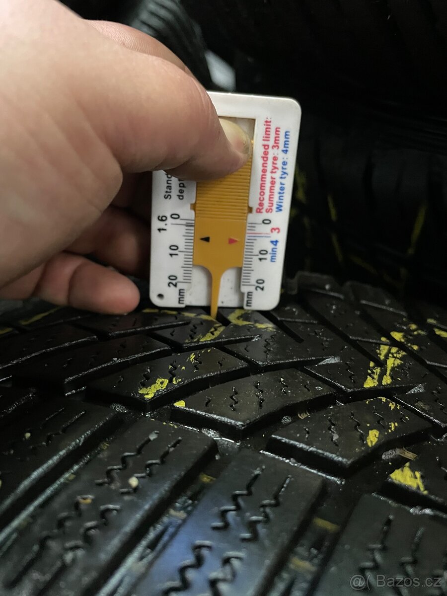 4x108 R17 6,5J ET20 Opel Crossland X + 215/50 R17 zimné - 8