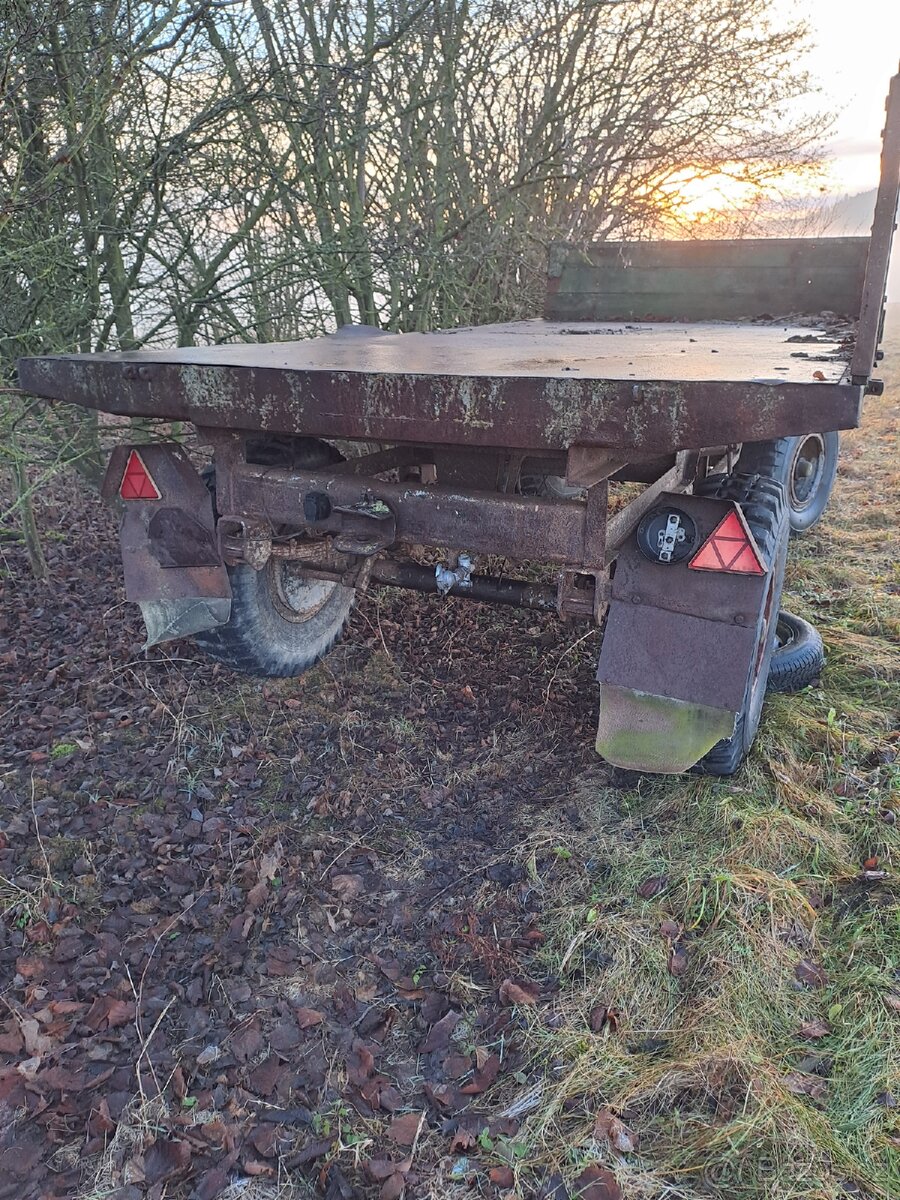 Vlek 7t hydraulický sklápěč. Bez TP - 8