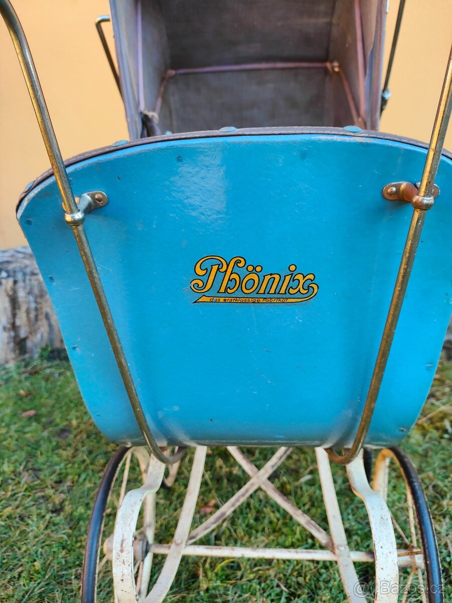 Starožitný kočárek pro panenky PHÖNIX - 8