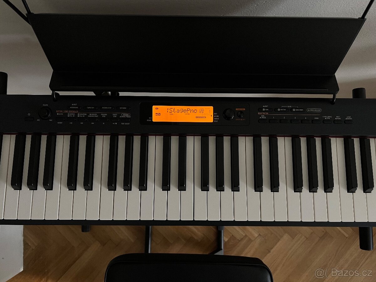CASIO CDP-S360 + stojan + stolička - 8