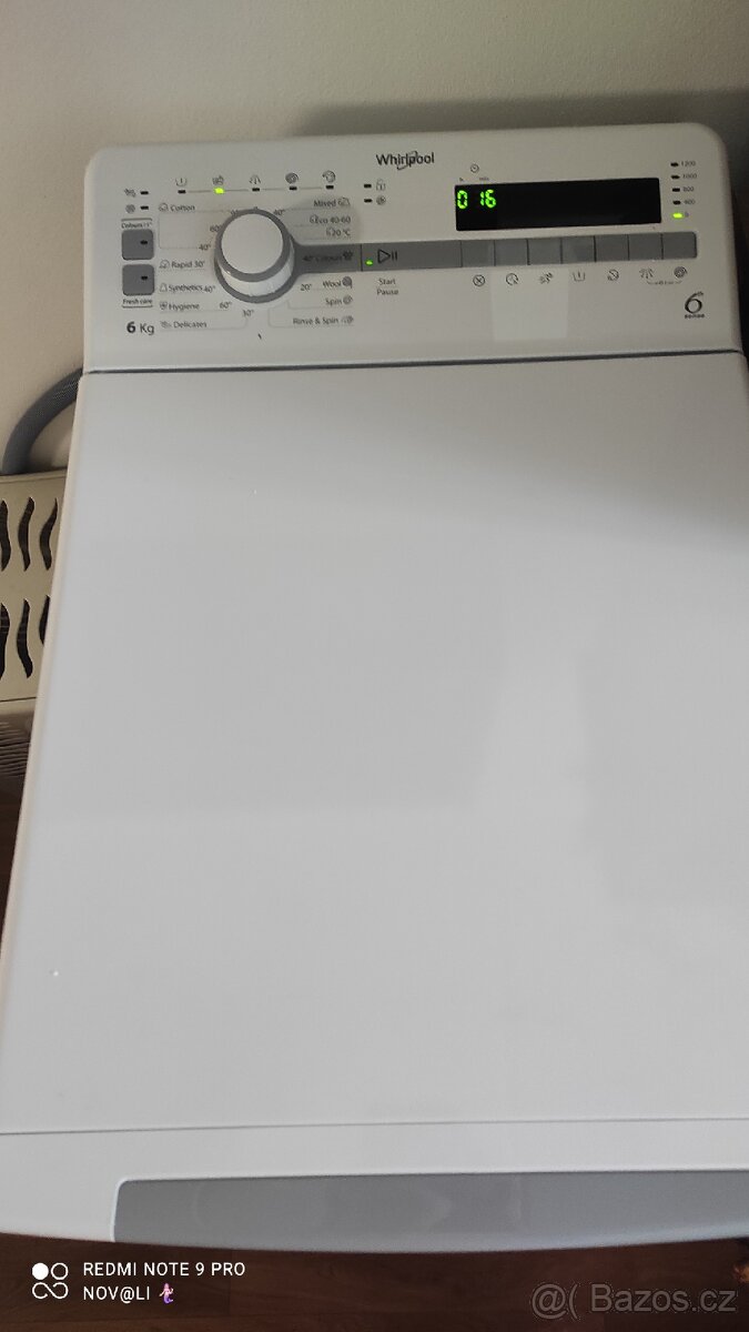 Pračka Whirlpool stále v záruce - 8