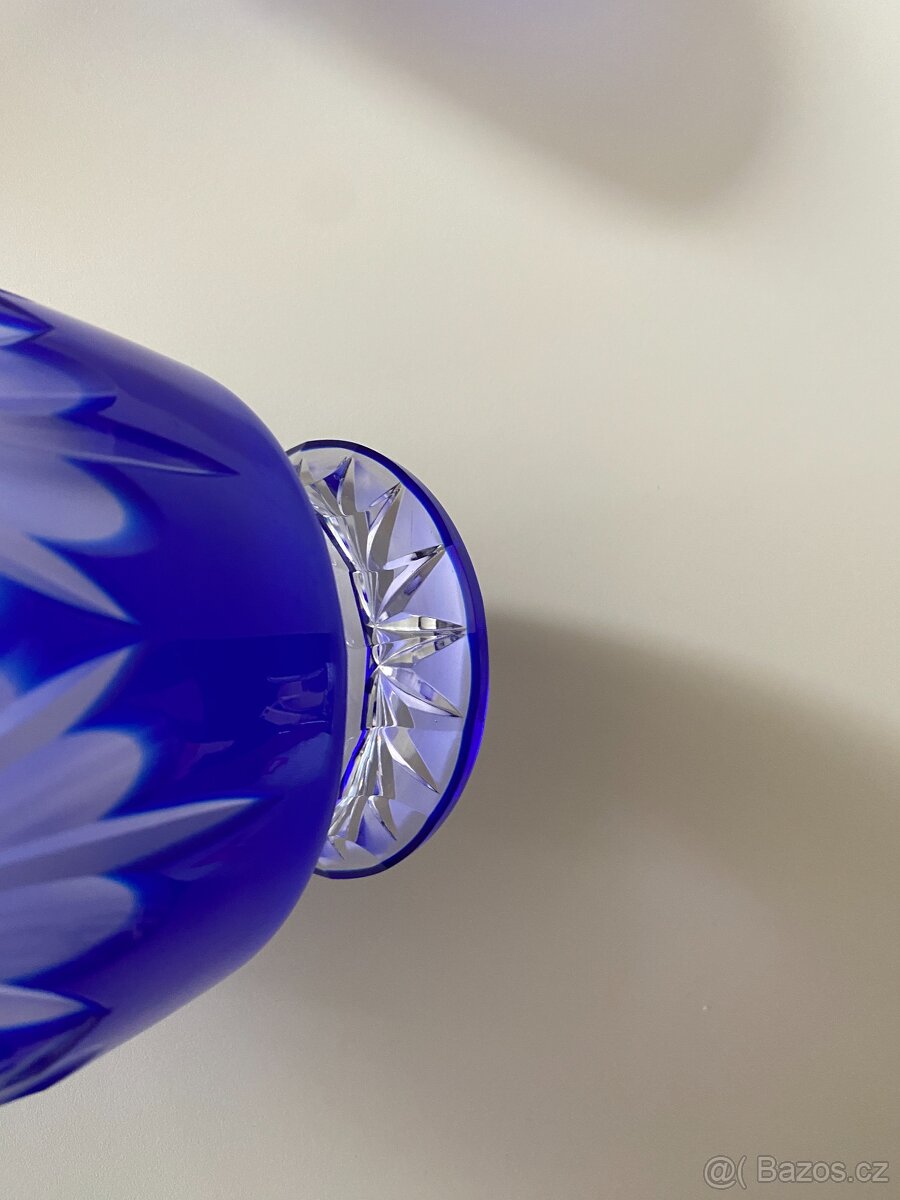 dóza skleněná dóza přejímaný křišťál urna sklo - 8