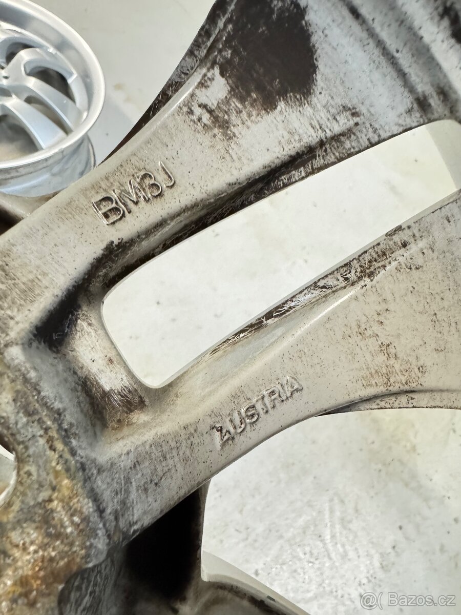 BMW alu kola R16” 5×120 – originál, hezký stav - 8