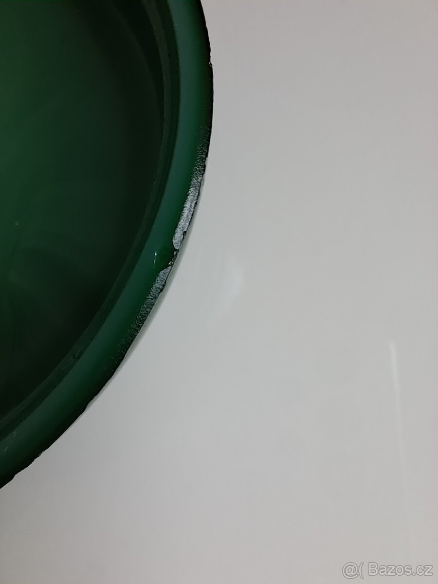 Malachitové sklo - dóza - 8