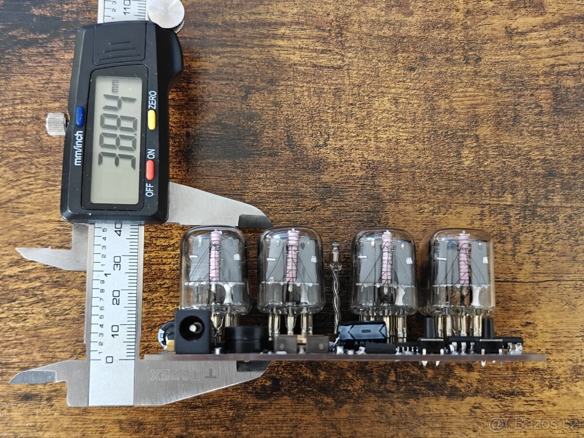 Modul digitronových hodin 4x IN12 - 8