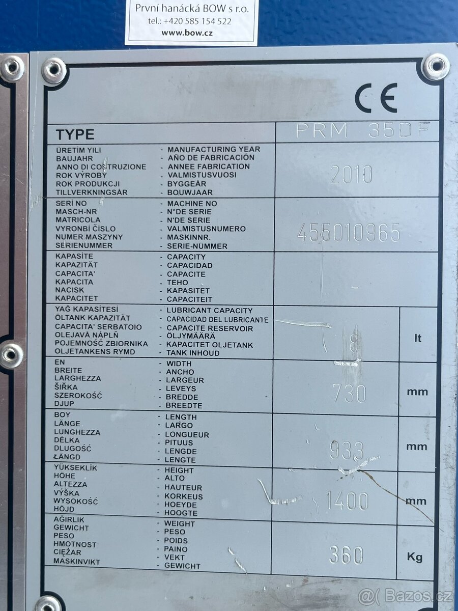 Zakružovačka profilů a trubek PRM 35 DF - 8