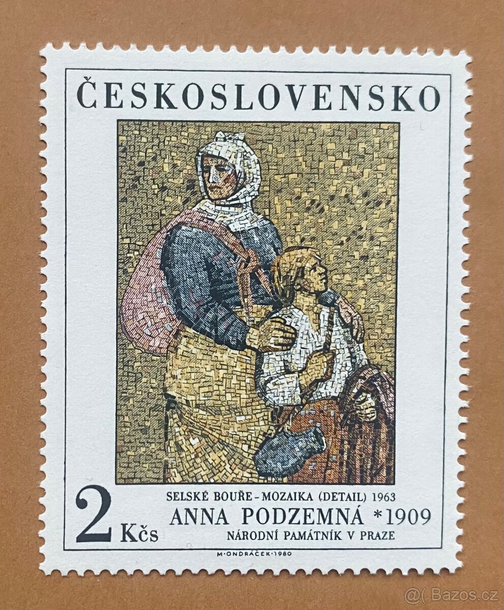 Poštovni známky Československé - 8
