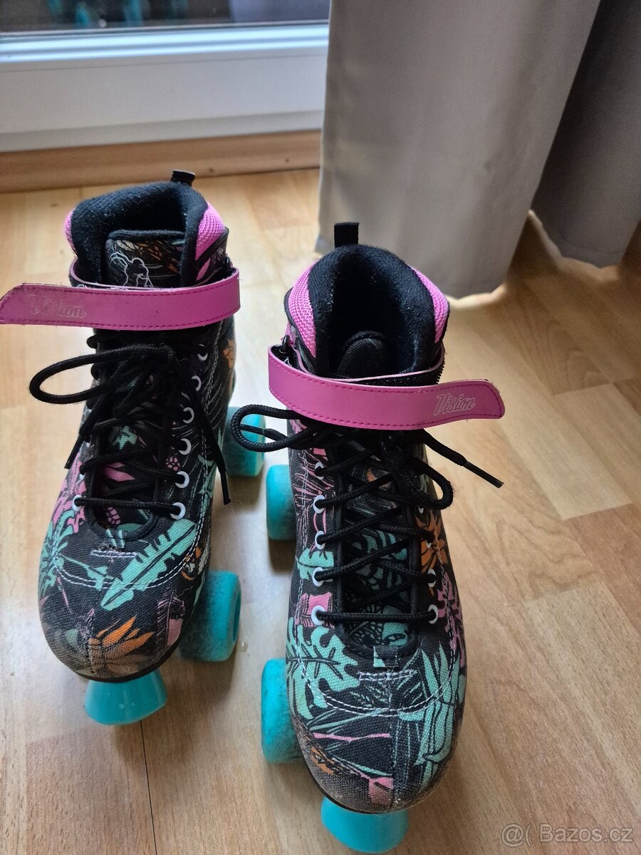 Prodám kolečkové roller brusle - 8