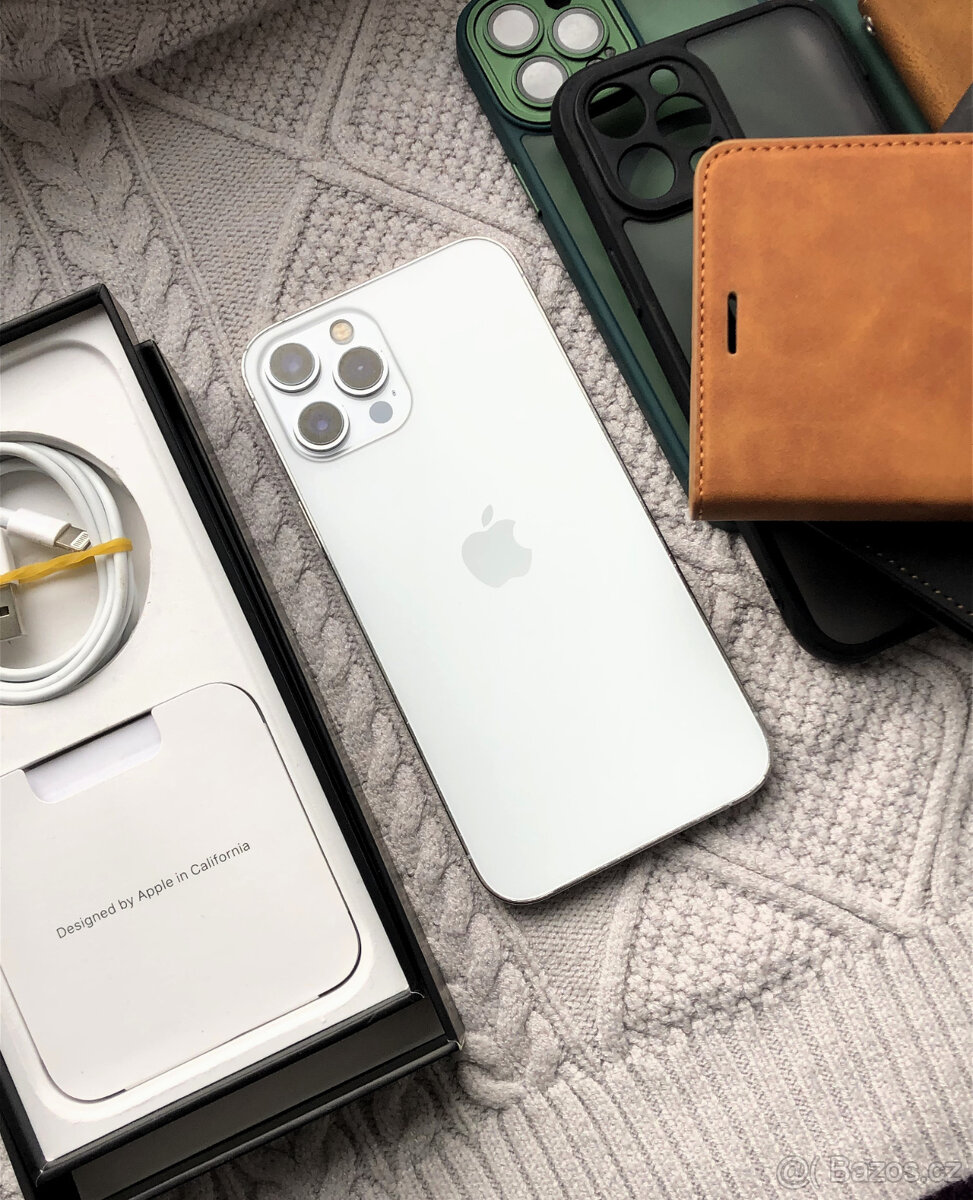 HLEDÁŠ IPHONE? Prodám Apple 12 PRO MAX - 256GB - SILVER - 8