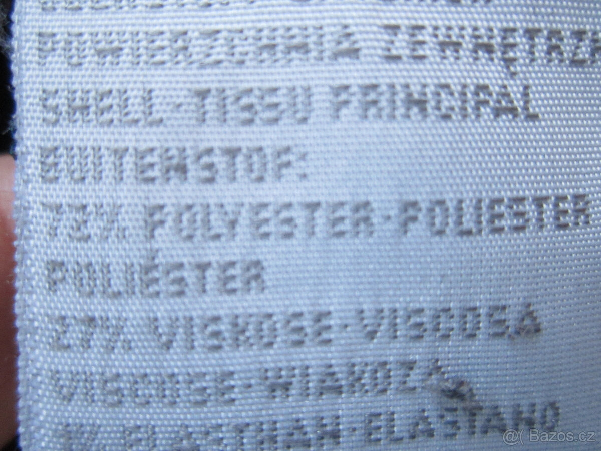 Zimní kabát s pěkným střihem, S/M/L, černý, mini - 8