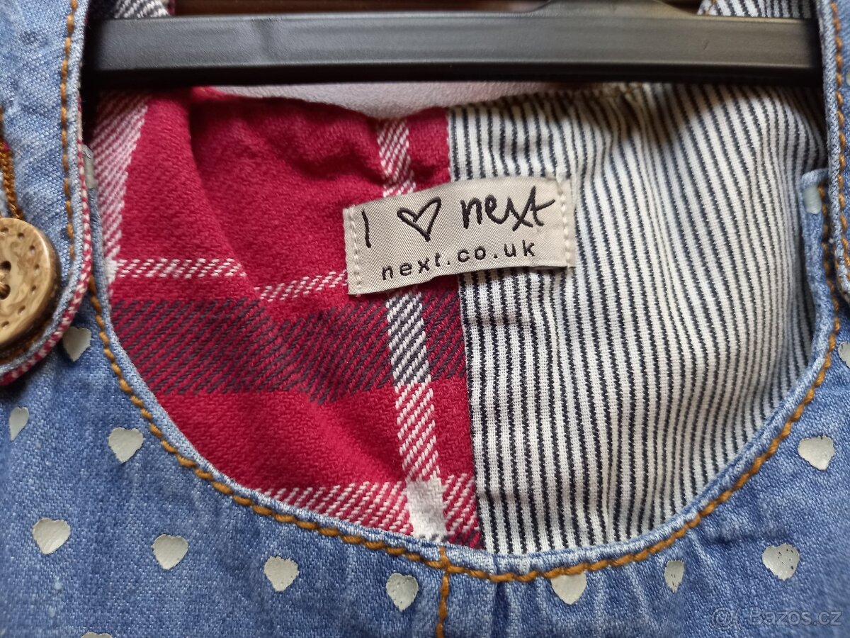 Dzinove šaty Next vel. 92 - 8