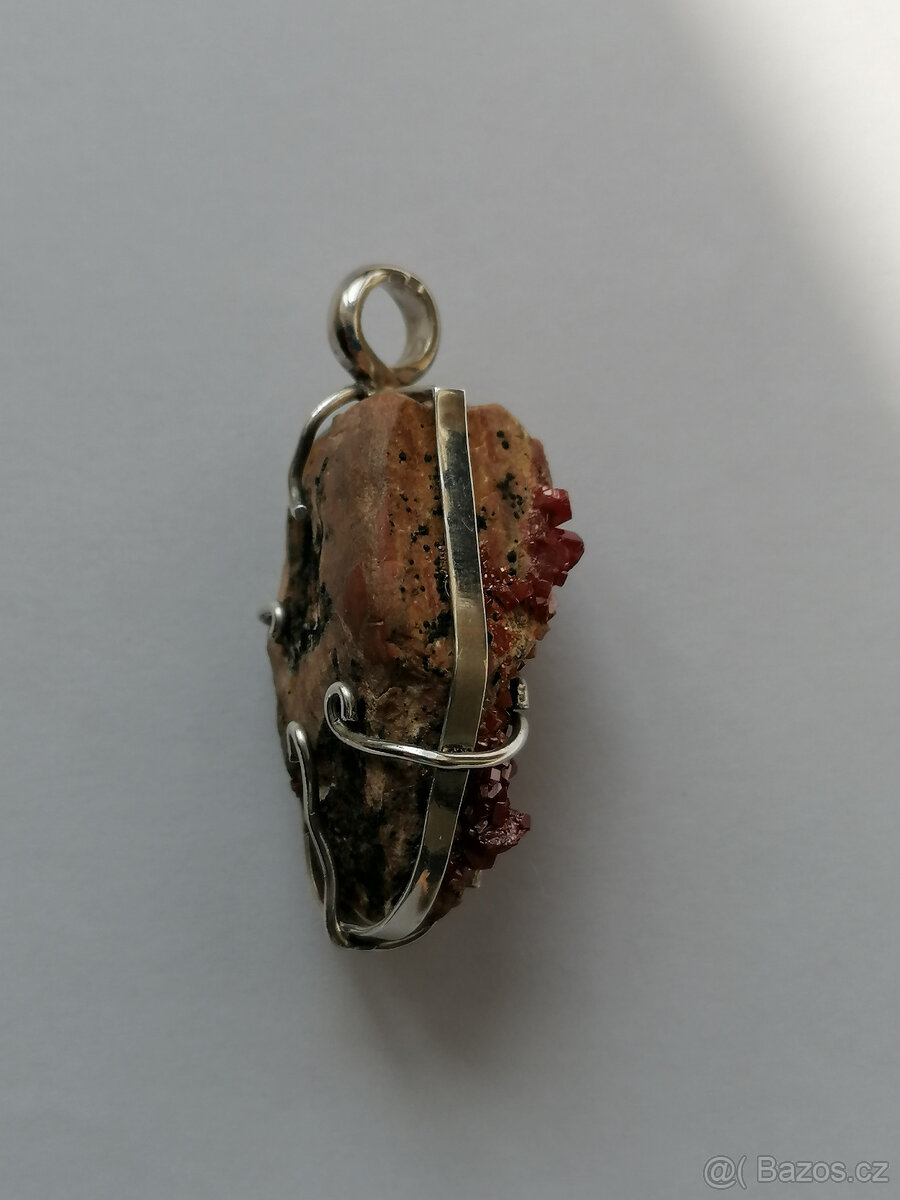 Nový přívěsek vanadinit ve stříbře - 8