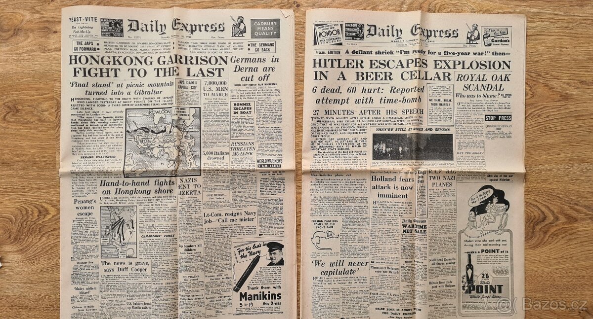 Historické anglické noviny - 8