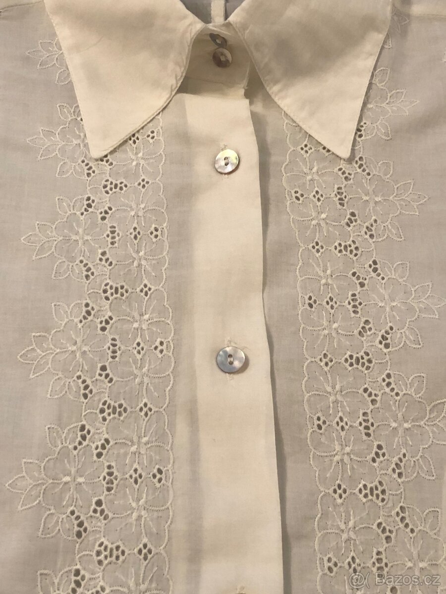Dámská bílá košile - 8