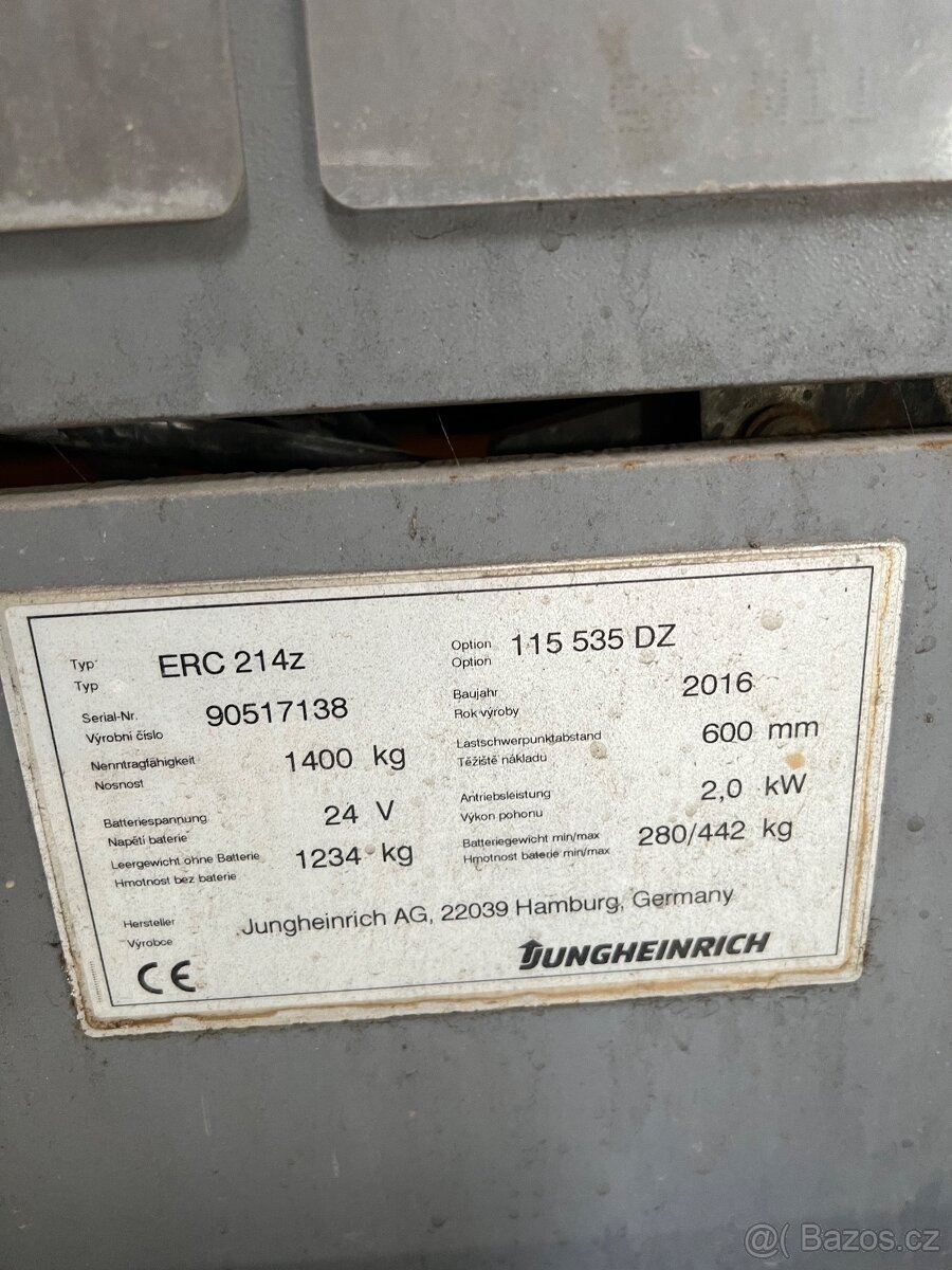 Vysokozdvižný vozík Jungheinrich - 8