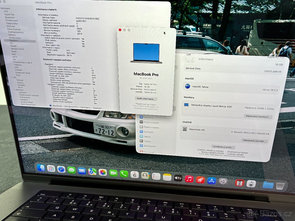 MacBook Pro 16'' 2021 / M1 Pro / 16GB / 1TB SSD - 8