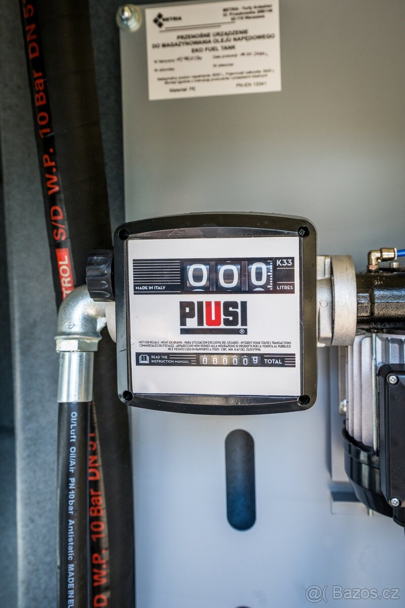 Mobilní nádrž (METRIA) na motorovou naftu 9000l - 8